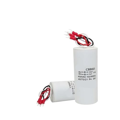 Condensador CBB60 34UF 8UF 450V repuesto de motor para grúa de elevación