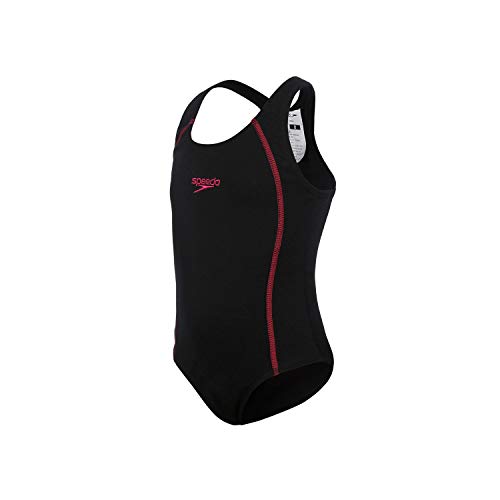 Speedo Acqua Basic Maillot, Meninas, Preto, 8
