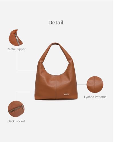 Image of NEWBELLA Small Shoulder Bags for Women - Trendy Underarm Purse & Crossbody Handbag for Daily Commute & Evening