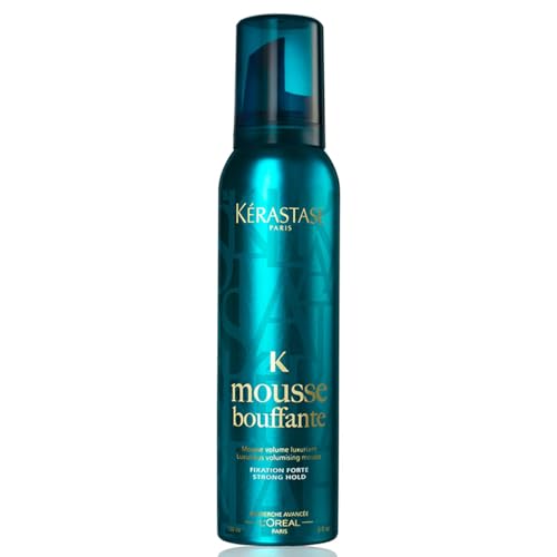 Kérastase Coiffage Couture, Mousse Capilar De Peinado, Espuma Voluminizadora y Corporizante, Para Todo Tipo de Pelo, Styling, Mousse Bouffante, 150 ml