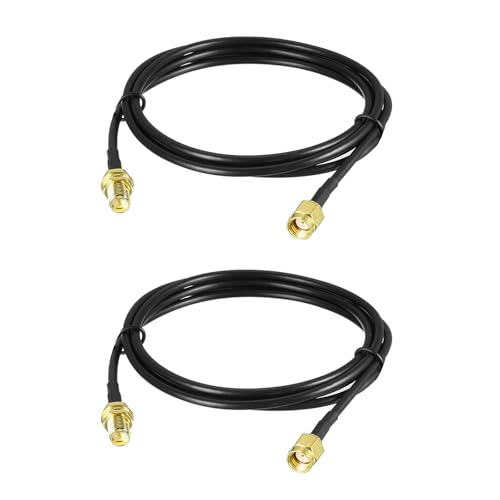 Câble RP-SMA mâle femelle 1,5m RG174 lot de 2