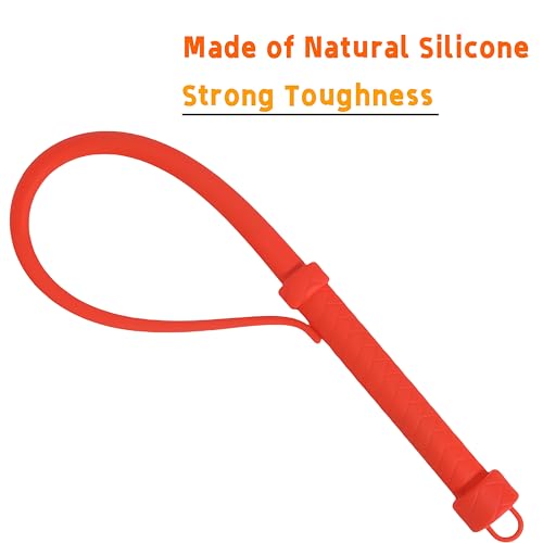Image of Sex Whip for Adults - 25 inch Silicone Horse Spanking Paddle, Flogger for Couples, BDSM Toy for Sensual Play, Adult BDSM Crop, Erotic Spanking Whip, Sex Toy for Men & Women (Red)