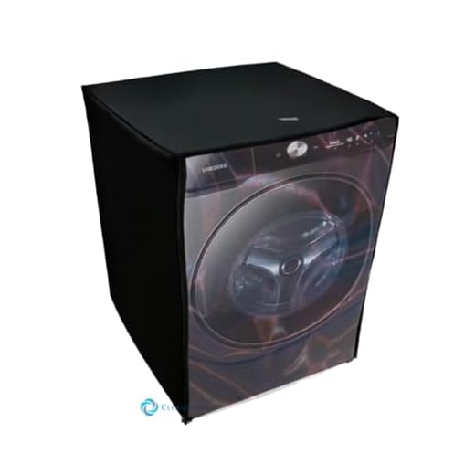CAPA PARA LAVA E SECA SAMSUNG 13KG WD13T TRANSPARENTE (PRETO)