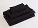 Produktbild Flor de Algodón Honoris Badetuch-Set, Baumwolle, schwarz, 30 x 50, 50 x 90, 100 x 140