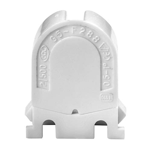 T5 Led Fluorescent Tube Lamp Holder Tombstone, Fluorescent Lampholder, T5 Bi-Pin Lamp Holder Lamp Socket Tube Accessory Lamp Aging Test, Pack Of 20 #TOP2