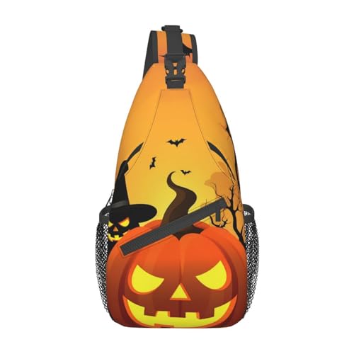 Bolso tipo Sling Unisex para Halloween Casual y Deportivo