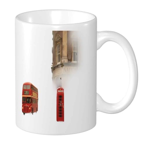 WQPCGKM Fun Novelty Coffee Mug Autumn in London For Him...
