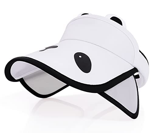 SYOSISun Visors Hats for Girls, , Kids Adjustable Summer Hats Cap with Retractable Brim, UV Protection Sports Hat