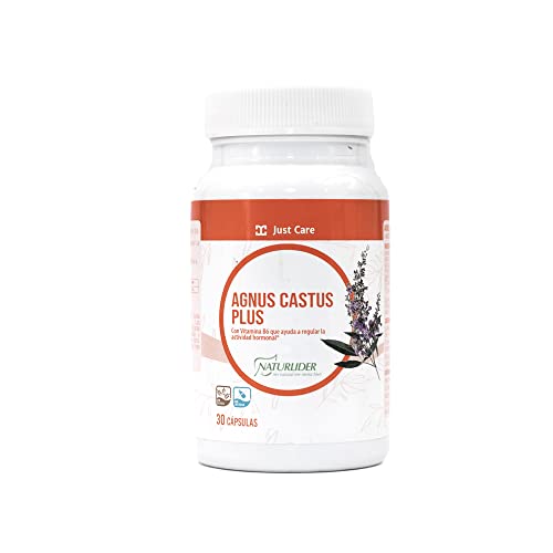 Naturlider - Agnus Castus Plus - Suplemento con Vitamina B6 para Regular la Actividad Hormonal de la Mujer - 30 Cápsulas