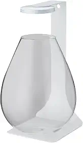 Aquaterrário de Vidro em Gota 6 litros LED 9W Bivolt Chihiros Terrarium Glass Pot