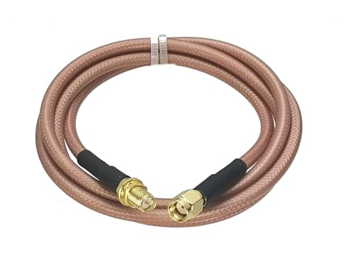 Câble RG142 RP-SMA Prise mâle femelle cloison adaptateur pigtail RF 6FT pour extension antenne