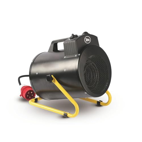 MATOR - Calefactor Aerotermo Eléctrico Industrial de 3KW - Calefactor Portátil y Ligero con Termostato Ajustable - EH CANNON BGP 03 MATOR - Calefactor Aerotermo Eléctrico Industrial de 3KW - Calefactor Portátil y Ligero con Termostato Ajustable - EH CANNON BGP 03