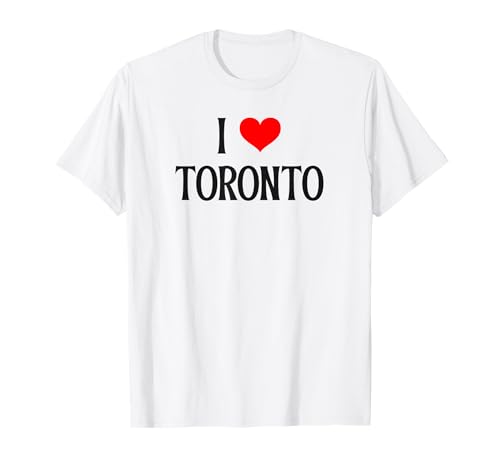 Me encanta el recuerdo de viaje de vacaciones familiares de arce de Toronto, Canadá Camiseta