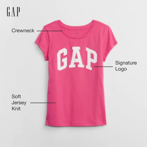 Image of Gap Girls Short Sleeve Logo Tee T-Shirt