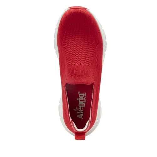 Alegria ReBounce Waze Lightweight Athletic Slip On with Knit Upper Handfree Shoes Lightweight Athletic Slip On with Knit Upper4