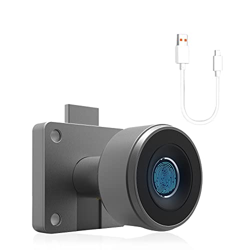 Fingerprint Cabinet Lock No Drilling