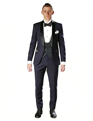 Manteau de marié à col châle : la veste un bouton pour un mariage chic