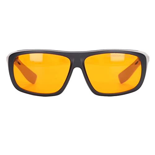 Lunettes de sécurité 190nm-500nm OD 5 filtrant les rayons de gravure