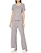 Iris & Lilly AMZ21SSPJ02 Conjunto de Pijama, Gris, 36