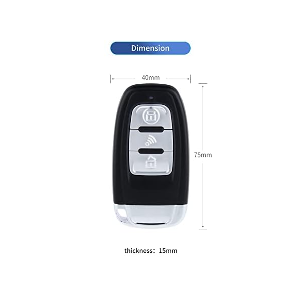 EASYGUARD EC003 Smart Key PKE Passive Keyless Entry Car Alarm System Push Start Button Remote Engine Start Remote Trunk Release DC12V - Image 3