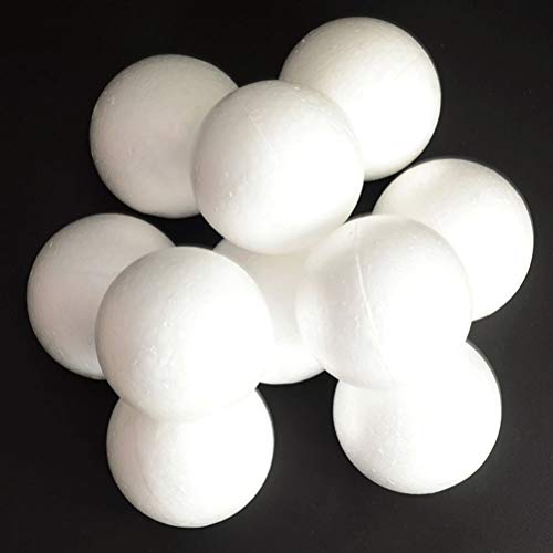15Pcs White Foam Balls Round Spheres Solid Spheres Polystyrene Balls 8cm Arts Crafts Ornaments Wedding Decor Party Decoration Diy Stuff School Project - Image 2