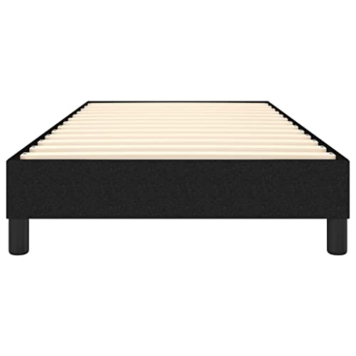 INLIFE Boxspringbett Schwarz 90x200 cm Stoff,17.5kg,3120486 – Bild 7