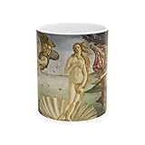 Mazevoo The Birth Of Venus Mug | Sandro Botticelli Coffee Mug Famous Painting Mugs Set 1 | 11 Ounce Ceramic Cup Drinkware