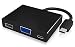 Produktbild Icy Box IB-DK4032-CPD USB Type-C Notebook-Dockingstation mit VGA, 1x USB 3.0 (Type-A), 1x USB Type-C (Power Delivery), Schwarz