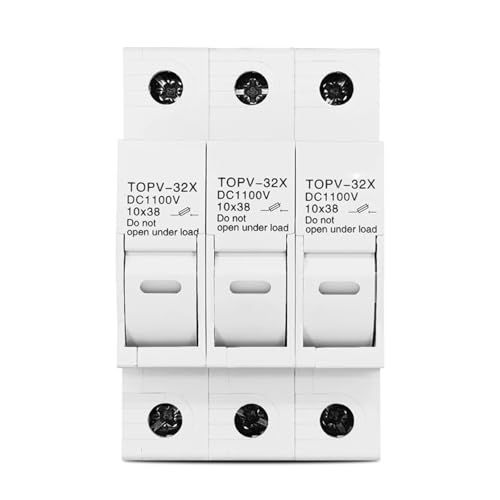 Porte-fusible photovoltaïque 1100 V CC 3P pour protection de circuit solaire domestique