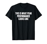 This is What Peak Performance...