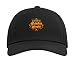 Mayor of Funky Town Retro 70s Design Adjustable Printed Baseball Hat, Black