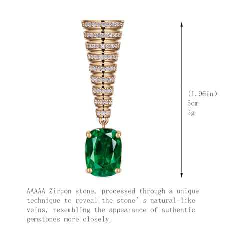 Austrian-Crystal-dangle-Earrings-for-Women-Purple-Blue-Emerald-Green-Square-Cubic-Zirconia14K-Gold-Plated-Earrings-for-Mom-Wife