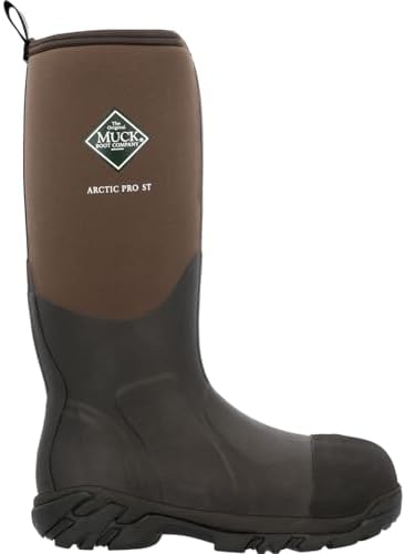 Muck Boot Unisex Arctic Pro S/T Knee High Boot, Brown Steel Toe, 7 US Men | Image 6