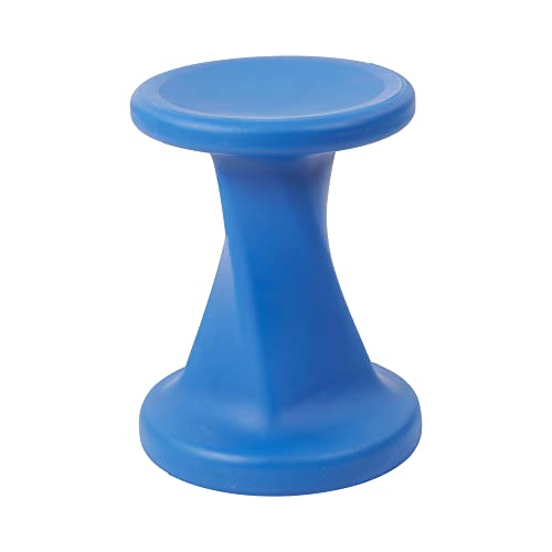 Image of ECR4Kids Twist Active Wobble Stool, 18in Seat Height, Classroom Furniture, Blue