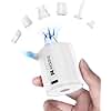 Mini Tiny Air Pump for Inflatables: USB Rechargeable Battery Powered Small Inflator - Portable Cordless Operated Electric Vacuum Pumps for Pool Floats Camping Mattress Backpacking