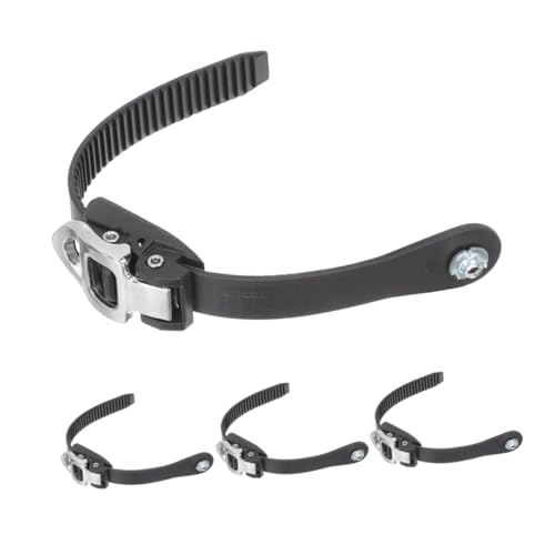 Toddmomy 4pcs Roller Skate Buckles and Straps Replacement for Inline Quad and Speed Skates Easy to Install Compatible Various Skating Shoes