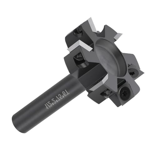 Industrial 6 Woodworking Router Bit with Bottom Cleaning Function and High Durability Construction Heat Treated Woodworking Tool