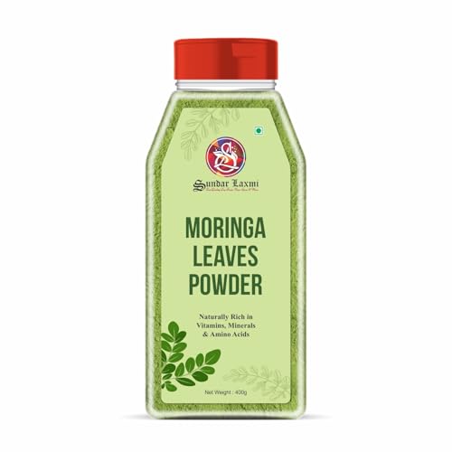 Image of Moringa Oleifera Leaf Powder (400g) | Natural Energy & Immune Support | Premium Green Superfood for Smoothies & Shakes | 100% Raw Miracle Tree Leaves