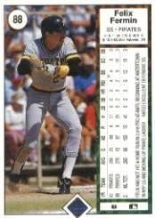 Miniatura 2 de 1989 Upper Deck Baseball Card #88 Felix Fermin