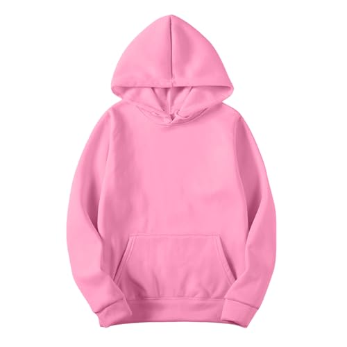 Generisch Sweat à capuche pour femme - Bleu clair - Pull à capuche - En velours artificiel - Manches longues - Avec poches - Tenue d'hiver - Vêtements - Pantalon de...