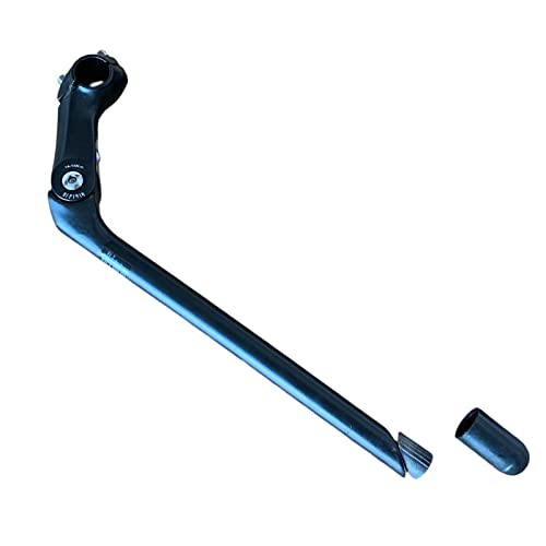 DeeRace バイクステム 自転車 ステム クイルステム グースネック形状 エクステンダー 延長 アルミニウム合金 ハンドルバー ライザーアダプター 調節可能 折りたたみ自転車、ロードバイクなどに 自転車アクセサリー 修理交換用 全2サイズ