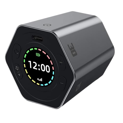 Minuteur numérique avec capteur de rotation fluide et batterie rechargeable 60 heures
