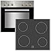 Produktbild PKM Einbau-Herdset BIC7 GK IX4/ Glaskeramik-Kochfeld mit 4 Kochzonen/Induktionskochfeld/ 60cm/ 7 Backofen-Funktionen/Heißluft/Umluft/XL Garraum 76L/ Edelstahl