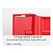 Flood Protection Barrier, L-Type Removable Flood Control Box with 3 Flood Bags for Emergency Use, Waterproof Red Panel, Easy Installation for Warehouse, Garage, Store Entrance(3PCS)