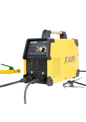 Image of RILON ARC 200 MOSFET Inverter Welding Machine | 200A Single Phase ARC Welder | Compact & Durable | Continuous 3.2mm Rod Use | Portable Light Industrial Welder