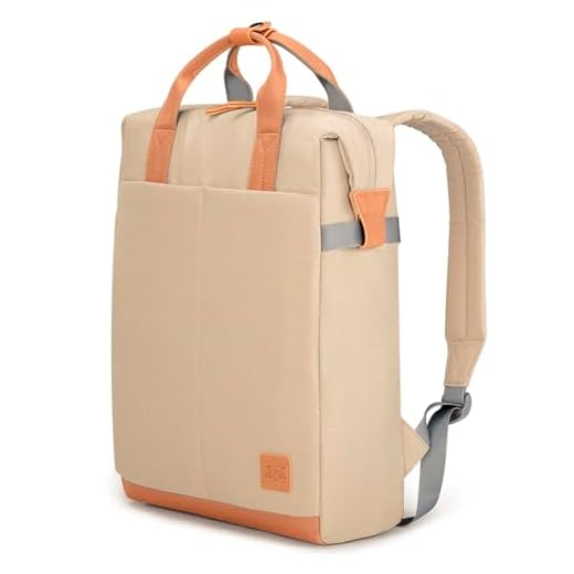 Mochila Feminina Adamantiun Lunar Escolar Reciclada Impermeavel Compartimento Acolchoado Para Notebook 15 Polegadas Cor Bege Desenho Do Tecido Liso