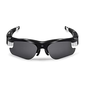 Video Camera Glasses 1080P Sports Sunglasses, 32GB Memory Inside, Perfect for Driving, Travel, Vlog, Hiking, Polarized…