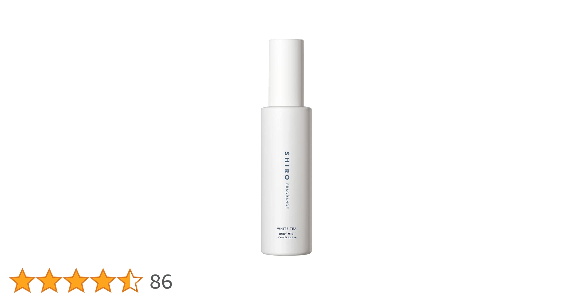 Amazon.co.jp: SHIRO ホワイトティー ボディミスト 100mL 香料