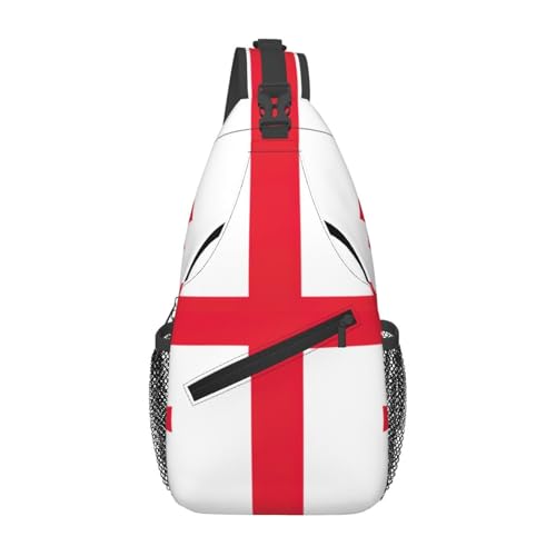 Flag Of Georgia Crossbody Bag, Chest-Cross Bag,Diagonally Shoulder Hiking Casual Daypack For Men Women