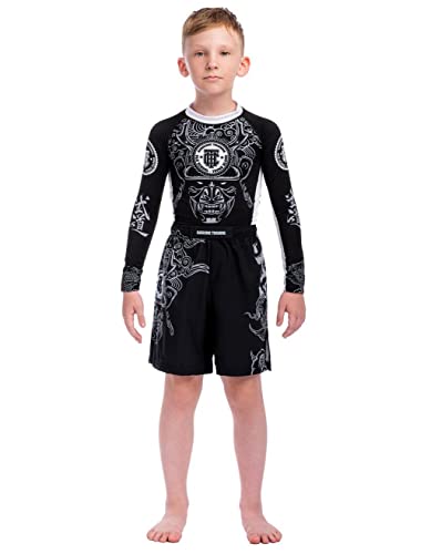 Hardcore Training Kids Boxing Shorts Koi Youth Mma Bjj Fitness Running Workout Exercise Sport Clothing Black White #TOP4